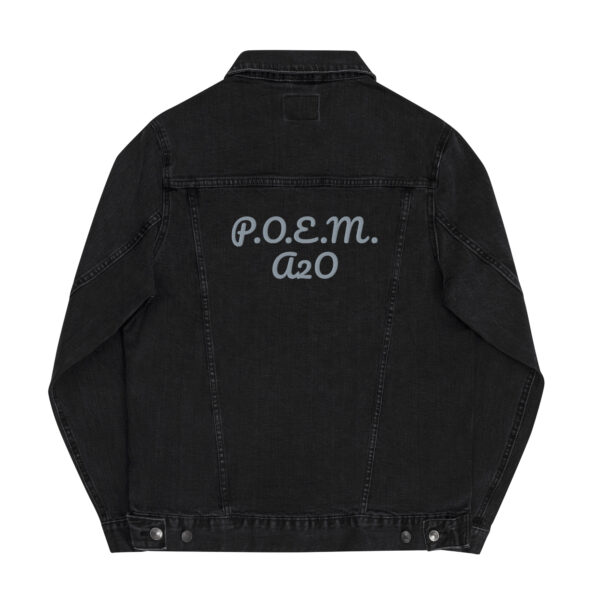 P.O.E.M. Unisex Denim Jacket - Image 2