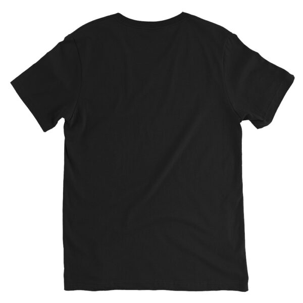 Aqua/Black/White P.O.E.M. Unisex V-Neck - Image 3
